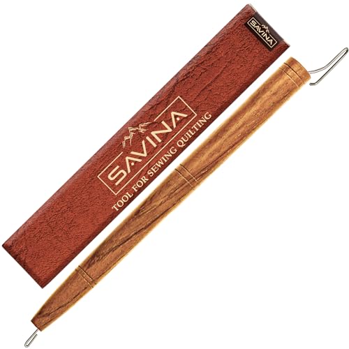 SAVINA Loom Pen Tool, Yarn Helper, Yarn Guide for Loom Knitting, Handmade Tools to Make Crafts Quicker & Easier for Knitters