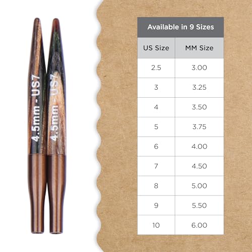 Knitter’s Pride Terra Interchangeable Needle 2""(5cm) - US 7(4.5mm) - size: 4.50mm