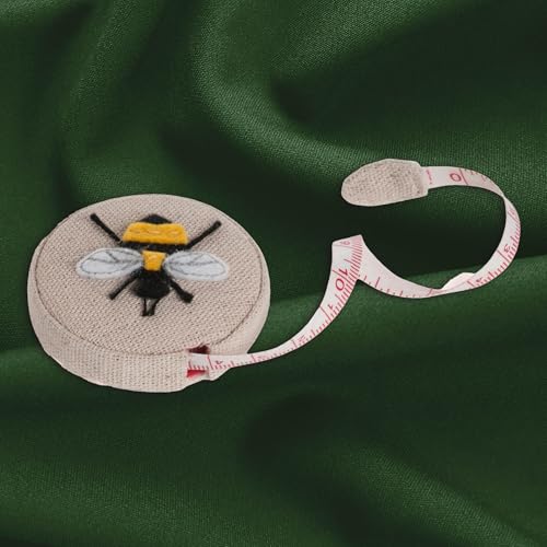 Hobby Gift Retractable Tape Measure, Fabric Covered Flexible Sewing Measuring Tape for Dressmaking, Tailoring, Quilting and Crafts