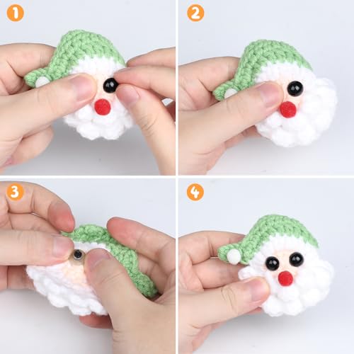 320Pcs Safety Eyes for Crocheting Amigurumi 14mm Craft Doll Eyes | Crochet Animals with Washers, Stuffed Animal Eyes for Plush Dolls Bear Doll Making Supplies - size: 14mm