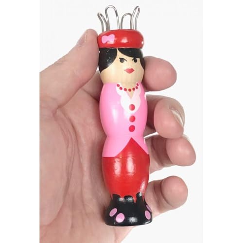 French Knitting Nancy - Yarn Knit Knitter Spool Tool Retro Wooden Doll