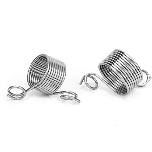 Ymiko Cat Knitting Rings for Yarn Strands – Stainless Steel Crochet Finger Tension Regulator with Double Thimble Design for Knitters and Crocheters