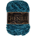 JubileeYarn Chenille Yarn - 100g/Cake Worsted Polyester - Cerulean - 1 Cake - color: 011 Cerulean, size: 1 Unit