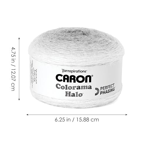 Caron Colorama Halo Cake Ombre Yarn for Crocheting, Rose Garden, 2-Pack | #5 Bulky Yarn, 71% Acrylic 18% Nylon 11% Polyester, Ombre Yarn Cake for Crochet & Knitting, 481 Yards, 227g/8oz per skein - color: ROSE GARDEN