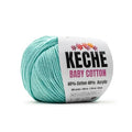 Keche Baby Cotton, 60% Cotton 40% Acrylic Yarn, Soft Cotton Yarn for Crochet and Knitting, Amigurumi Yarn 1 Skein/Ball 1.76 Oz (50g) / 180 Yrds (165m) - Baby Blue - color: BABY BLUE, size: 1 SKEIN