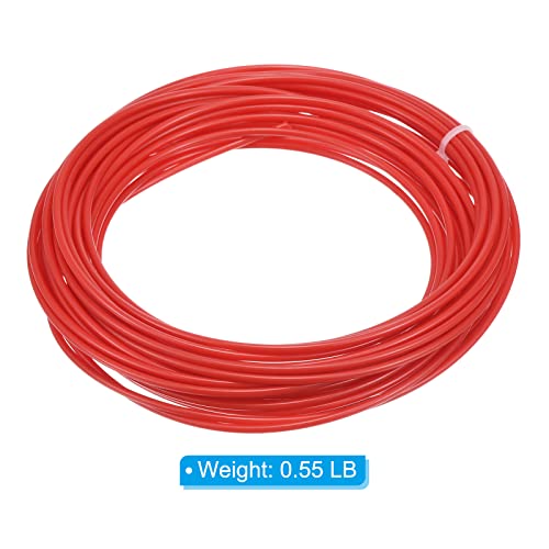 PATIKIL Wicker Repair Kit, 33ft(10m) 2.5mm Round Synthetic Rattan Material Plastic Wicker Woven Set for DIY Craft and Weaving Basket Making, Red - color: Red