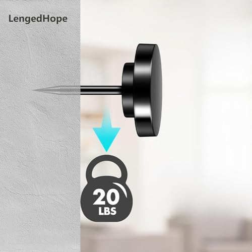 Black Heavy Duty Thumb Tacks, Push Pins for Upholstery and Carpets, Decorative Flat Tacks for Wood, Fabric, and More, 50 Pcs - color: Black
