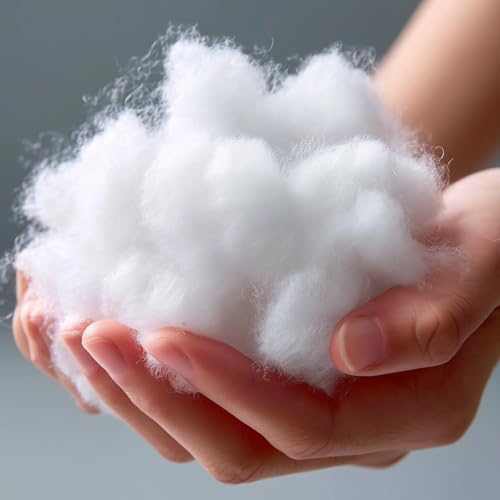 3.5 oz Polyfill Stuffing for Stuffed Animals, Soft and Fluffy, Washable | for Craft Crochet and Cloud Decorations, Compression Resistance and Resilience