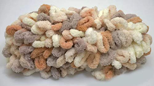 Alize Puffy Color Baby Blanket Yarn Lot of 4skn 400gr 39.3 yds 100% Micropolyester Soft Yarn Hand Knitting Yarn (5926) - color: 5926