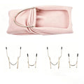 4PCS Easy Sock Aids Hooping Station Replacement for Embroidery Machine 2*Adults and 2*Kids - style: 4PC *Gold