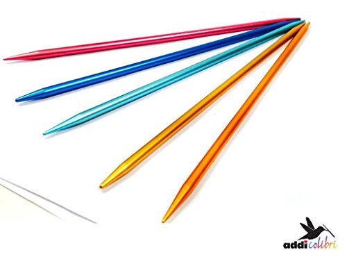 addi FlipStix Double Pointed Knitting Needles 20cm (8") - Set of 5 (204-7) (2.5mm)