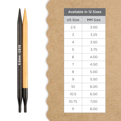 Knitter’s Pride Day & Nite Interchangeable Needle 5""(13cm) - US 10(6mm) - size: 6.00mm