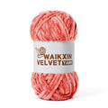 Chunky Chenille Yarn for Crocheting, Baby Yarn for Crocheting Soft, Plush Velvet Yarns, 100g (87.4 yds) Fluffy Yarn for Crochet Amigurumi (Cameo Brown) - color: Cameo Brown