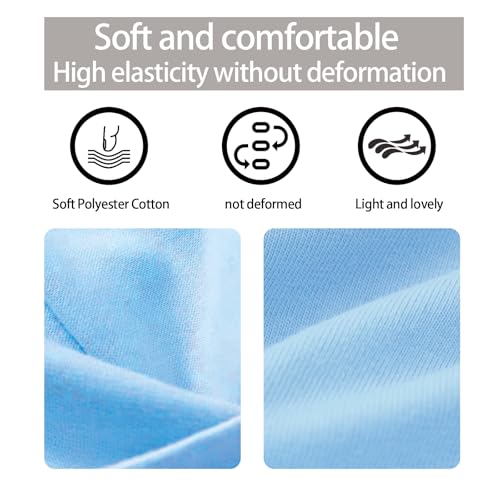 HAUHC Extra Wide Headbands for Women, 7'' Large Cotton Like Turban Knotted Bandana Head Bands for Women Non Slip, Boho Headbands for Women's Hair (C2-6Pcs, Extra Large 7" Wide) - color: C2