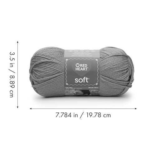 Red Heart Soft Yarn for Crocheting and Knitting, Off White, 3-Pack - color: Off White, size: 3 Pack