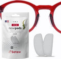 Setex Gecko Grip 1.0mm Anti Slip Nose Pads for Glasses, 5 Pair, Clear | Each Non Slip Nose Pad Has 2,500 Gecko Inspired Micro Fibers, Secures Glasses in Wet, Sweaty and Oily Conditions, Made in USA - color: 5 Clear Pairs