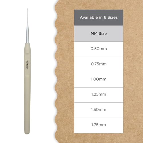 Knitter’s Pride Pearl Single-Ended Steel Crochet Hook - 1.25 mm - size: 1.25mm