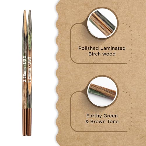 Knitter’s Pride Terra Interchangeable Needle 4""(10cm) - US 3(3.25mm) - size: 3.25mm