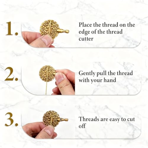 5 Pcs Yarn Cutter Pendants, Metal Thread Cutter for Knitting & Crochet, Multi-Color Portable DIY Sewing Tools with Keychain Hole