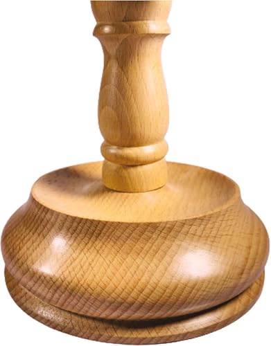Antique Vintage Wooden Yarn Winder for Knitting || Crocheting Wool Yarn String and Fiber Ball Winder | Sunrise Wood Store (Beechwood Swift) - color: Beechwood Swift