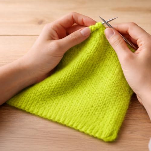 100% Merino Wool Yarn – Extrafine Super Soft Yarn for Knitting, Made in Italy by Lana Gatto, Super Soft Line, Neon Yellow-A1787, 2-Pack (1.8 oz. / 137 yds Each) - color: Neon Yellow - A1787, size: 2