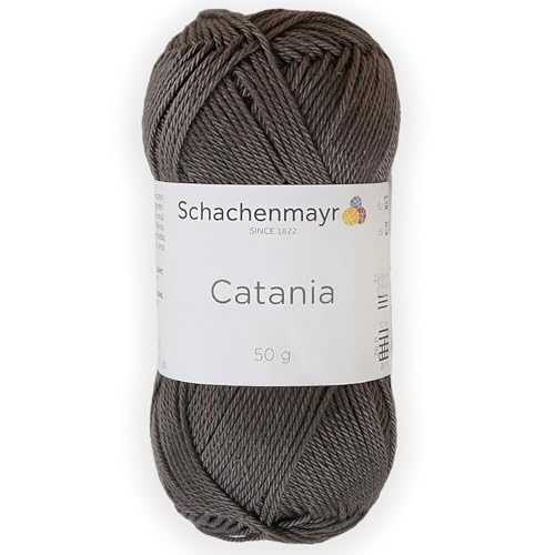 1 Skein/Pack Schachenmayr (SMC) Catania Originals Yarn, Each Ball 1.76 Oz (50gr) / 136 Yards (125 m), 100% Mercerized Cotton for Knitting and Crochet Yarn, Sport Weight, 387 - Fango - color: 387 - Fango