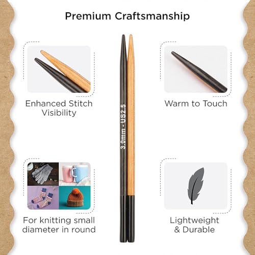 Knitter’s Pride Day & Nite Interchangeable Needle 4""(10cm) - US 2.5(3mm) - size: 3.00mm