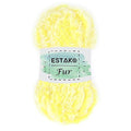 Estako Fur, 100% Polyester Faux Fur Yarn, Super Chunky, Yellow Melange | soft, fluffy, furry, fuzzy, plush, 100 g, 71 yds, teddy bears, pom poms, amigurumi, 8-10 mm needles - color: 42165 - Yellow Melange, size: 1 Skein