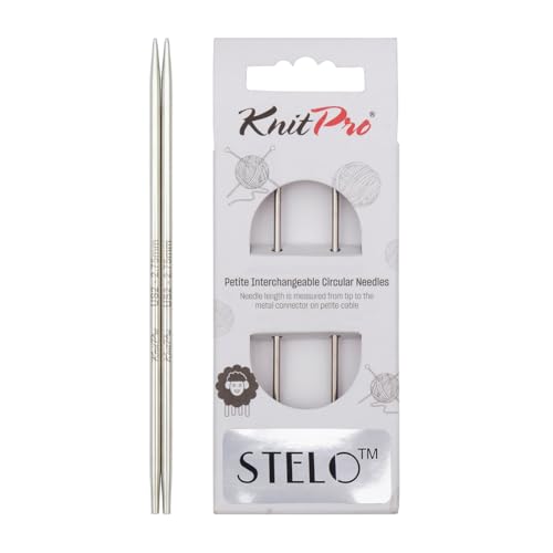 KnitPro Stelo Petite Interchangeable Tips 3" (7.5cm) | US Size 2 (2.75mm) - size: US Size 2 (2.75mm)