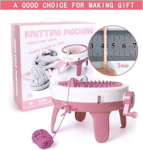 SENTRO Knitting Machines, 40 Needles Knitting Loom Machines, Crochet Knitting Loom Machine for Kids/Adults - size: 40 Needles