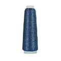 3270 Yards 100g Accessory Lurex Sparkle Metallic Yarn - Shining Glitter Thin Thread for Crochet Knit Sweater Shawl Scarf - color: Peacock Blue