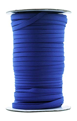 Mandala Crafts 55 Yds 1/4 Inch Blue Double Fold Bias Tape for Sewing | Machine Washable Binding Tape for Quilting, Hemming, Seams, Fabric Piping, All Fabrics & Denim, Indoor & Outdoor - color: Blue, size: 1/4 Inch 55 Yards
