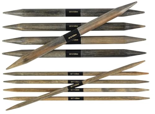 Lykke Driftwood 8 inch Double Pointed Knitting Needles, Set of 5 (US 7/4.5mm) - size: US 7 / 4.5mm