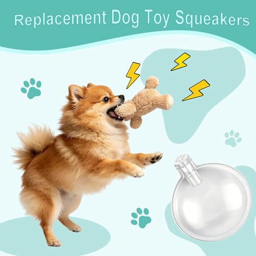 100 Pack 35mm Toy Squeakers Fit Repair Dog Pet Toys Noise Maker Insert Replacement - size: 35mm