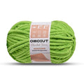 OMoiout Chunky Chenille Yarn for Crocheting, Soft Baby Blanket Yarn, #7 Super Bulky, Chunky Knit Blanket Crochet Yarn, 7 oz/109.4 yds Fluffy Velvet Amigurumi Yarn(Lime Green) - color: [Lime Green]