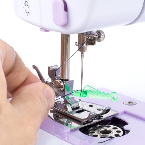 Alpinleux 12 Pcs Fish Type Sewing Machine Needle Threader, Needle Threader for Sewing Machine, Sewing Machine Threader, Needle Threaders for Hand Sewing (Green, Small)