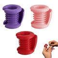 Adjustable Crochet Tension Ring for Finger - 3 Pack Yarn Rings, Opening Design, Multi- Yarn Splitter, Essential Knitting and Crocheting Accessory