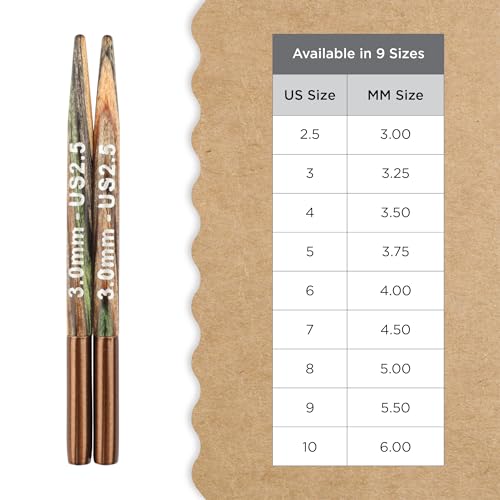 Knitter’s Pride Terra Interchangeable Needle 2""(5cm) - US 2.5(3mm) - size: 3.00mm