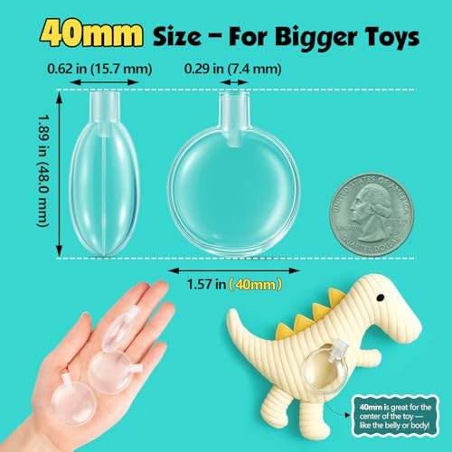 Squeakers for Dog Toys - 10pcs 40mm Replacement Dog Toy Squeakers | Loud, Clear Sound | Easy to Activate | Quick Rebound | Revives Favorite Toys | DIY Pet Toy Projects