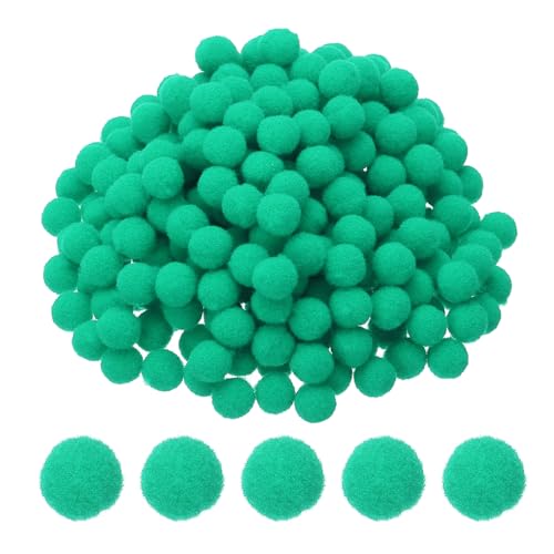 PATIKIL 0.4inch Pom Poms for Crafts, 500pcs Small Pompoms for Crafts Mini Puff Balls Bulk High Elasticity Fuzzy Balls for Hats Christmas Art DIY, Cyan - color: Cyan, size: 0.4inch