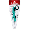 SINGER ProSeries™ 5" Thread Snips, Comfort Grip, Sewing & Yarn Cutter | Spring-loaded 5 inch thread snips with fine tips and comfort grip; quickly trim threads and frayed edges, thumb-hole storage