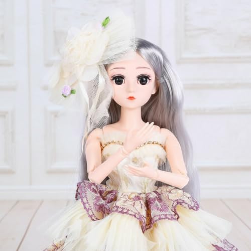 UCanaan BJD Dolls 1/4 SD Smart Doll 18 Inch 18 Ball Jointed Doll DIY Toys with Full Set Clothes Shoes Wig Makeup, Best Gitfs for Girls Christmas Birthday - color: Nitya