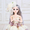 UCanaan BJD Dolls 1/4 SD Smart Doll 18 Inch 18 Ball Jointed Doll DIY Toys with Full Set Clothes Shoes Wig Makeup, Best Gitfs for Girls Christmas Birthday - color: Nitya