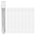 uxcell 25Pcs Large Eye Needles 2.6" Handmade Yarn Knitting Needles Silver | High Carbon Iron, Sewing Embroidery Needles, with Storage, for Hand Sewing Art Crafts