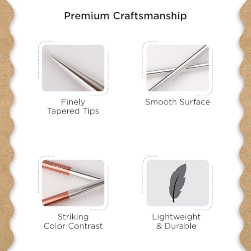 Knitter’s Pride Rosemist Fixed Circular Needles 40""(100cm) - US 10(6mm) - size: 6.00mm