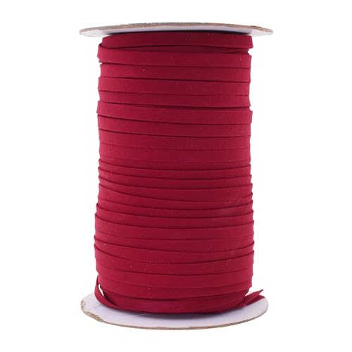 Mandala Crafts 55 Yds 1/4 Inch Burgundy Double Fold Bias Tape for Sewing | Machine Washable Binding Tape for Quilting, Hemming, Seams, Fabric Piping, All Fabrics & Denim, Indoor & Outdoor - color: Burgundy, size: 1/4 Inch 55 Yards