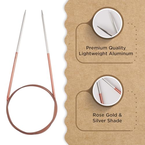 Knitter’s Pride Rosemist Fixed Circular Needles 32""(80cm) - US 3(3.25mm) - size: 3.25mm