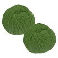 PATIKIL Wool Acrylic Blend Long Pile Yarn 2 Skeins Mohair Yarn Lace Weight for Crocheting Knitting Gloves Hats Socks Scarves, Dark Green - color: Dark Green