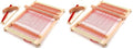 Yesland Multi-Craft Weaving Loom - Wooden Loom Large Frame Handcraft for Kids and Beginners -15.6 x 9.7 x 1.2 Inches (Pack of 2) - size: 15.6 x 9.75 x 1.25 inches (Pack of 2)