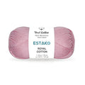 Estako Royal Cotton, 100% Mercerized Giza Cotton Yarn, Fingering, Baby Pink | soft, silky sheen, super fine, sock weight, 50 g, 137 yds, summer tops, amigurumi, doll clothes - color: 5096 - Baby Pink, size: 1 Skein